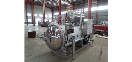 Automatic control DN700-1000 small spray type sterilization pot high-temperature sterilization pot corn