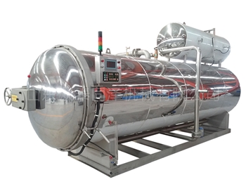Fully automatic steam type spray water sterilization pot