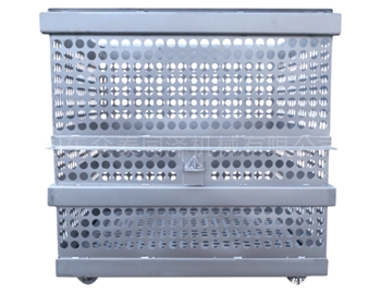 Rotating equipment sterilization basket